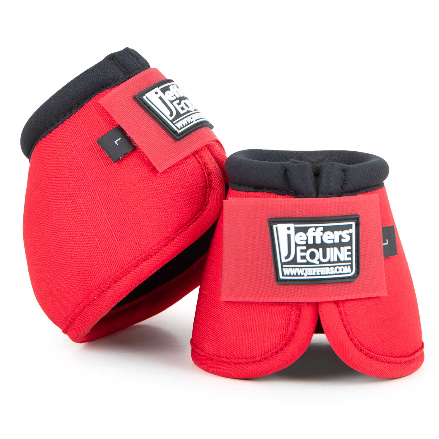 Jeffers No-Turn Bell Boots for Horses, Solid Colors, 2 ct