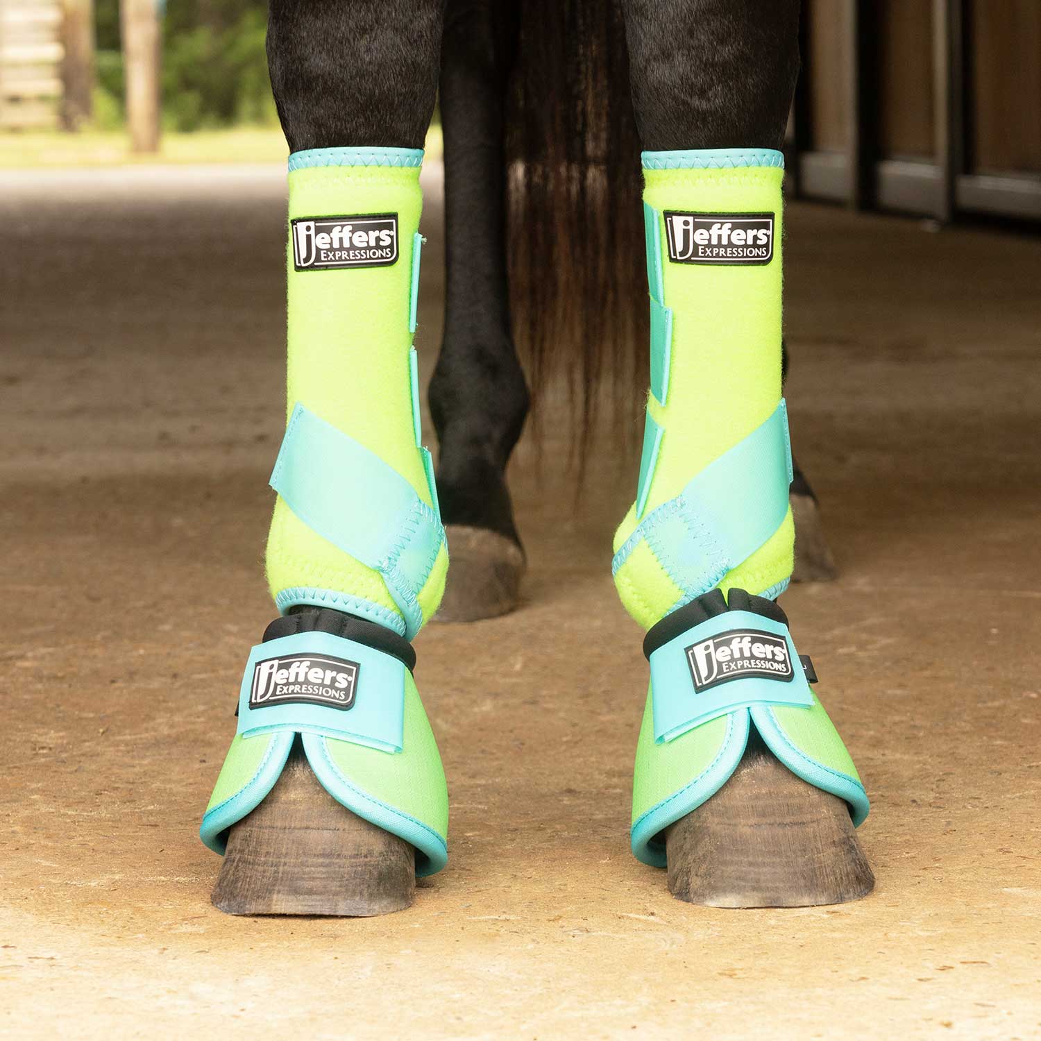 Jeffers Expression Neon Protective Horse Boots