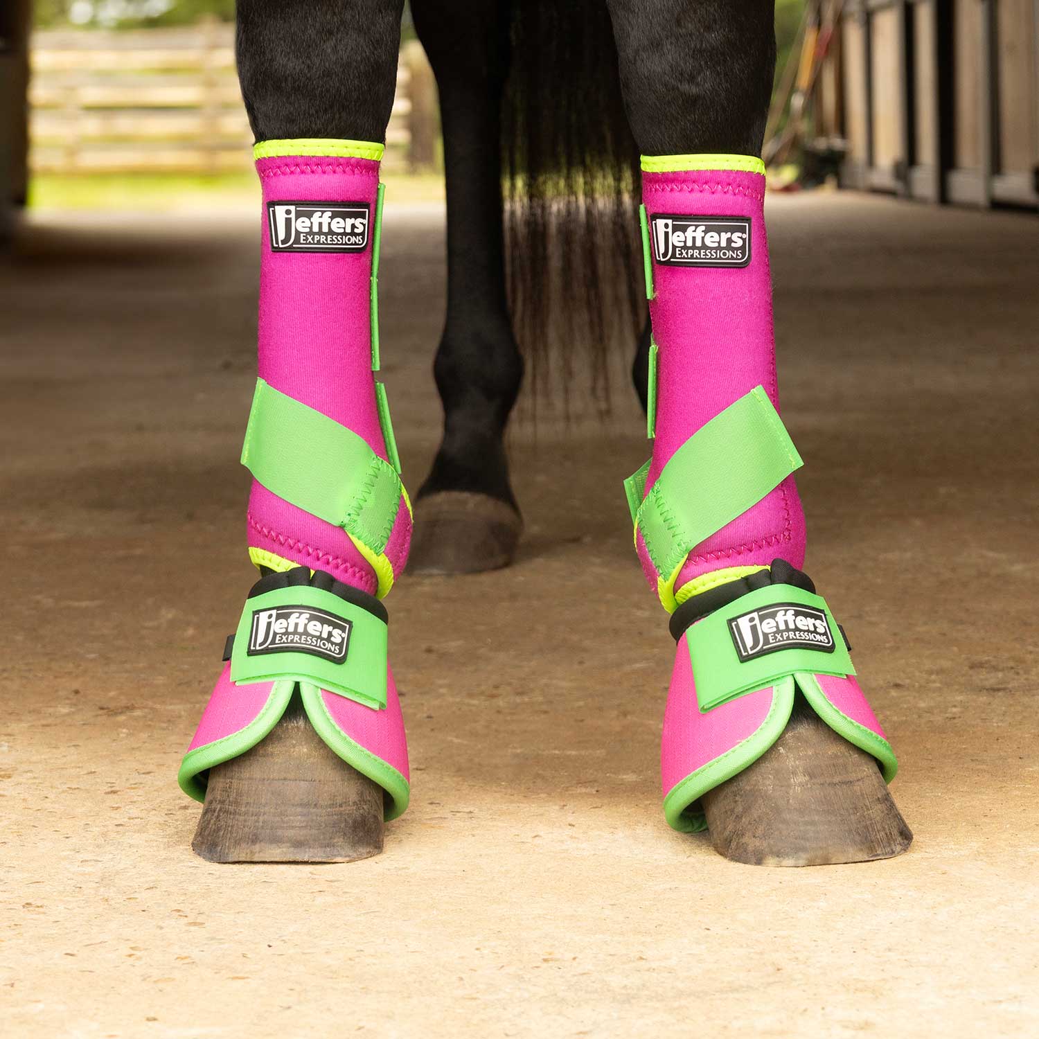 Jeffers Expression Neon Protective Horse Boots