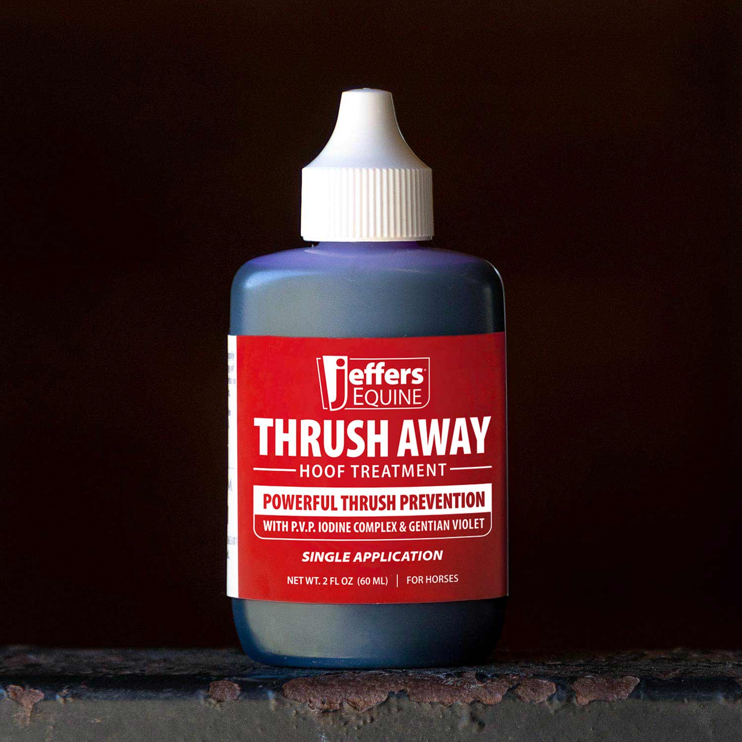 Jeffers Thrush Away Hoof Treatment for Thrush in Horses, 2 oz
