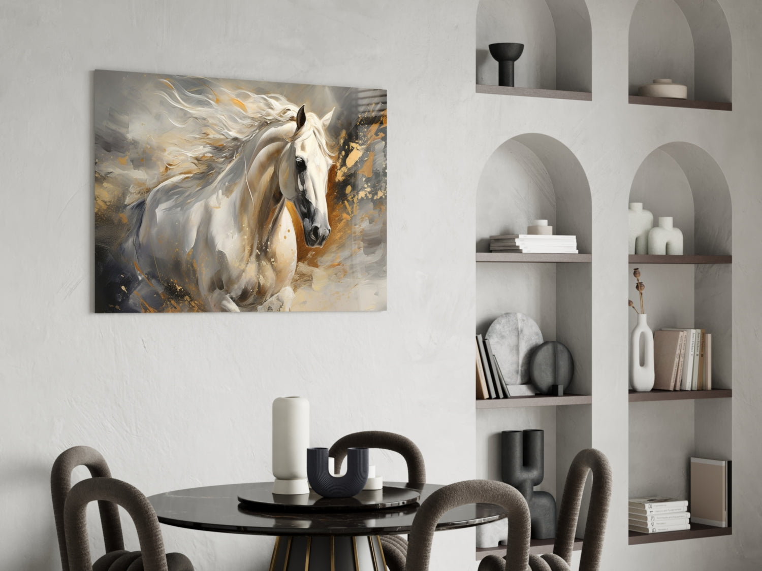 Horse Art Glass Wall Art